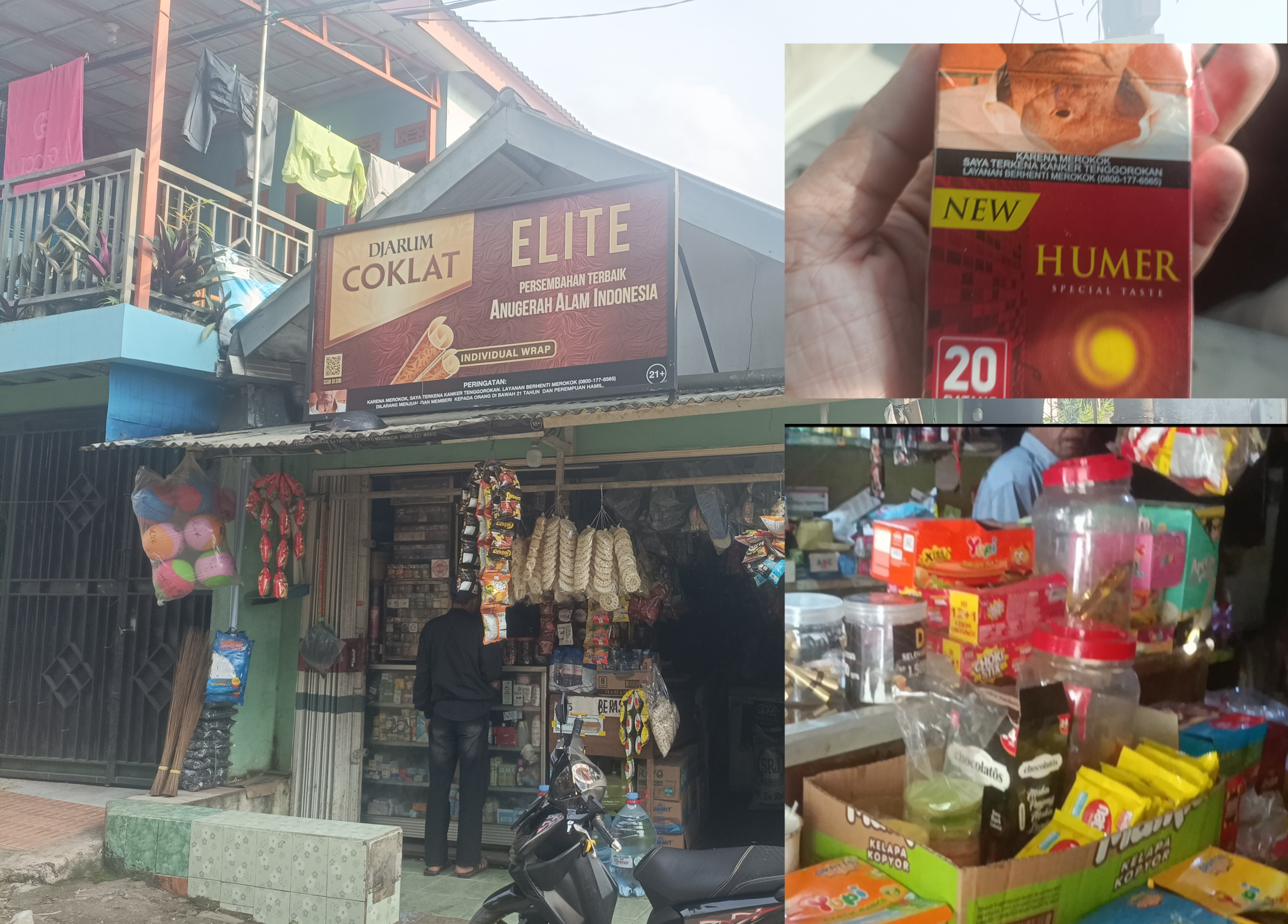 Merek Roko Sin Penjual Rokok Ilegal di Kecamatan Cisarua Ancam dan Usir Awak Media ...